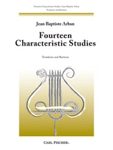 14 CHARACTERISTIC STUDIES TROMBONE or Baritone cover